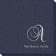 Elegant Initial Linen Like Napkins Image 2 of 5